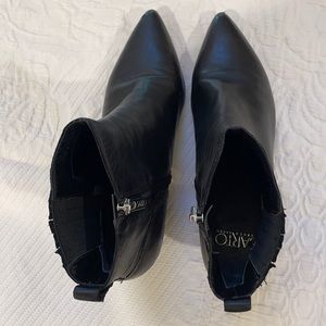 Franco Sarto black leather boots 7.5